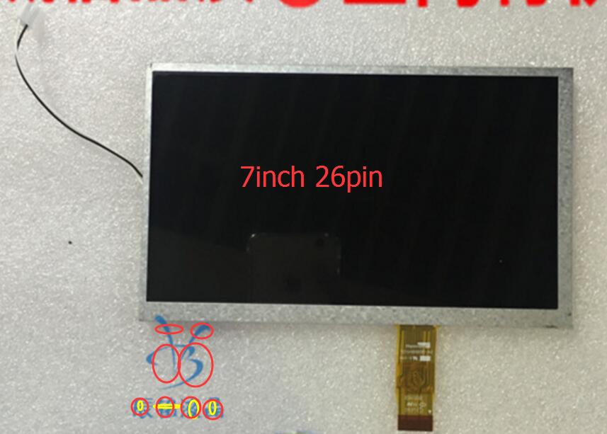 HannStar-pantalla analógica TFT LCD de 7,0 pulgadas, 26 Pines, H H070L_HSD070I651 HSD070I651 F00 480RGB (H) * 234 (V),