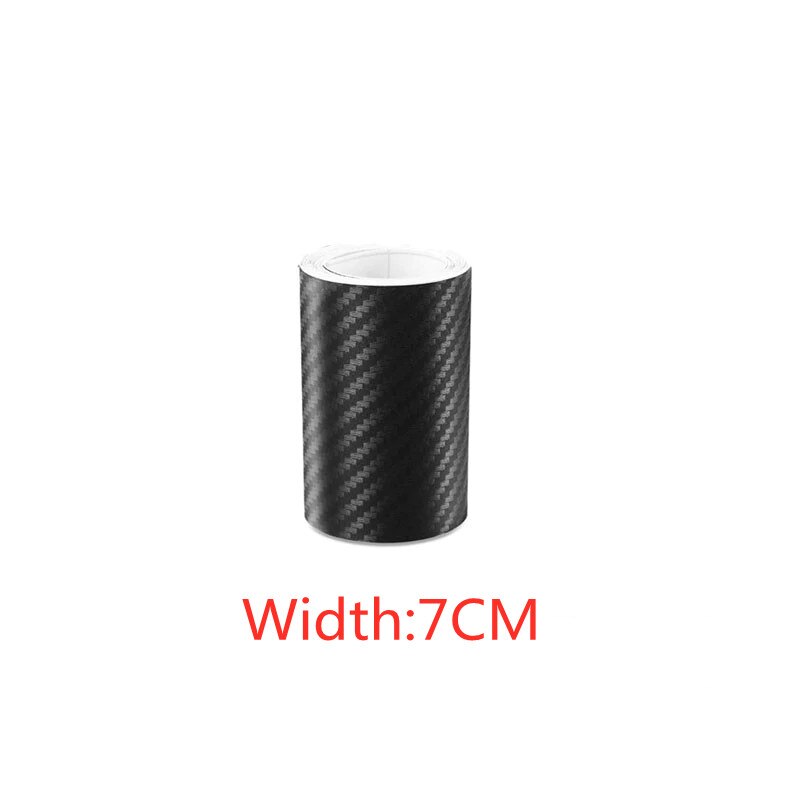 3d karbonfiber vinyl bil pakke inn ark rull film vanntett diy lim inn beskytter klistremerke bil styling tilbehør selvklebende teip: 7cm / 5m