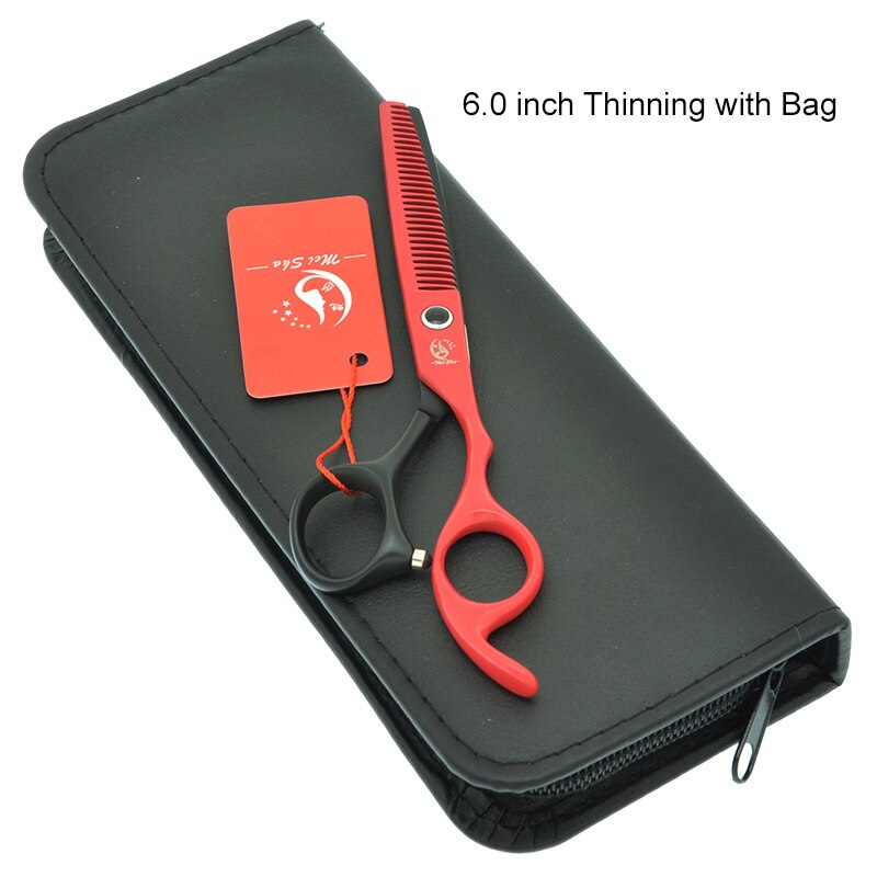 Ciseaux professionnels pour animaux de compagnie, 6.0 pouces, , pour toilettage de chien, coupe de poils d'animaux, ciseaux amincissants, accessoires pour chiens, A0076A: A0074A-06-60