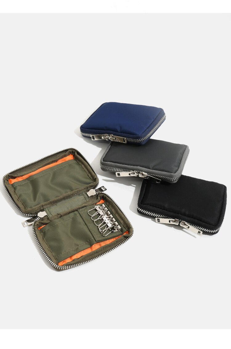 Pochette portefeuille étanche de Style japonais, petit porte-monnaie décontracté pour clés de voiture