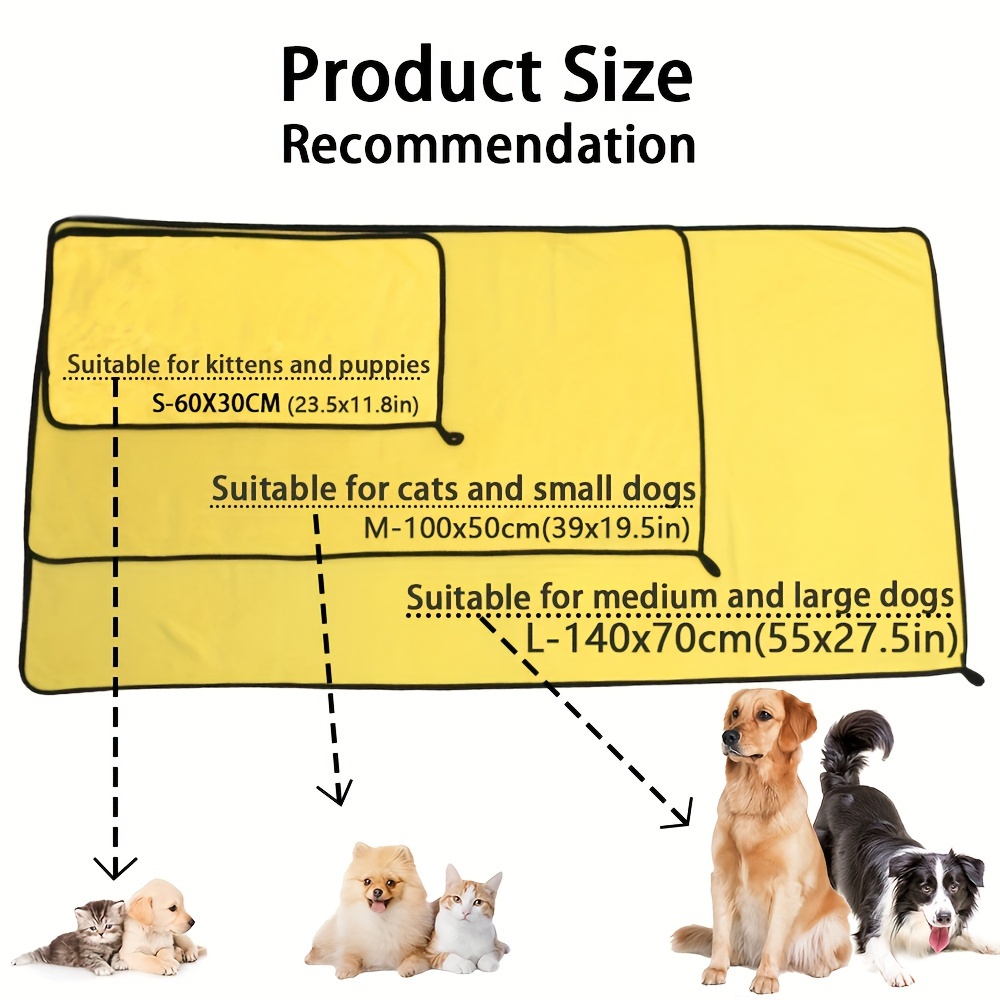 60/100/140cm Soft And Absorbent Pet Towels - Super For Cats And Dogs - Perfect Christmas