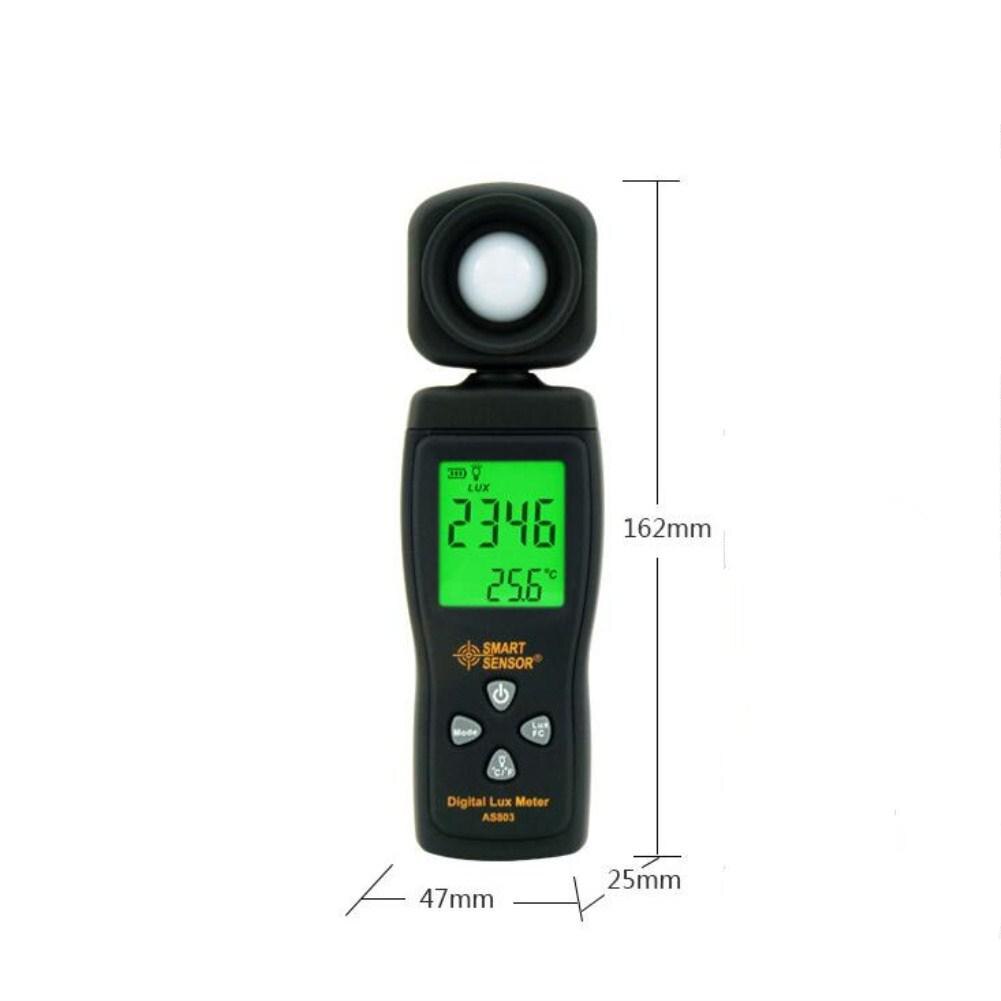 Smart Sensor Digital Meter 0 200, 000lux Range Luxmeter Illuminometer Light Meter