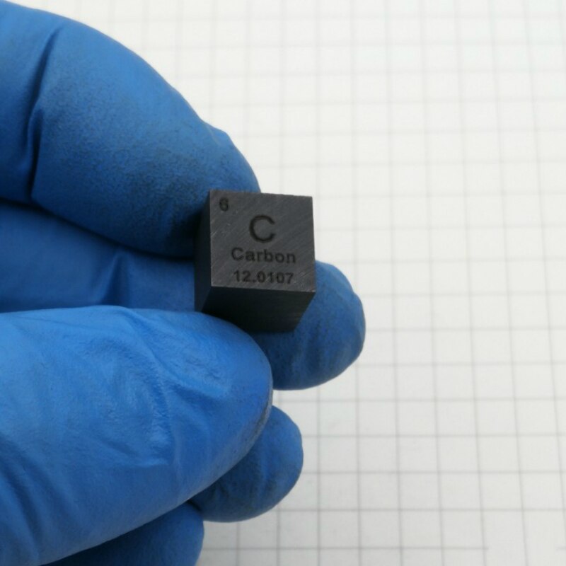 Wolfram Würfel 10mm - Reines Metall Dichte Würfel