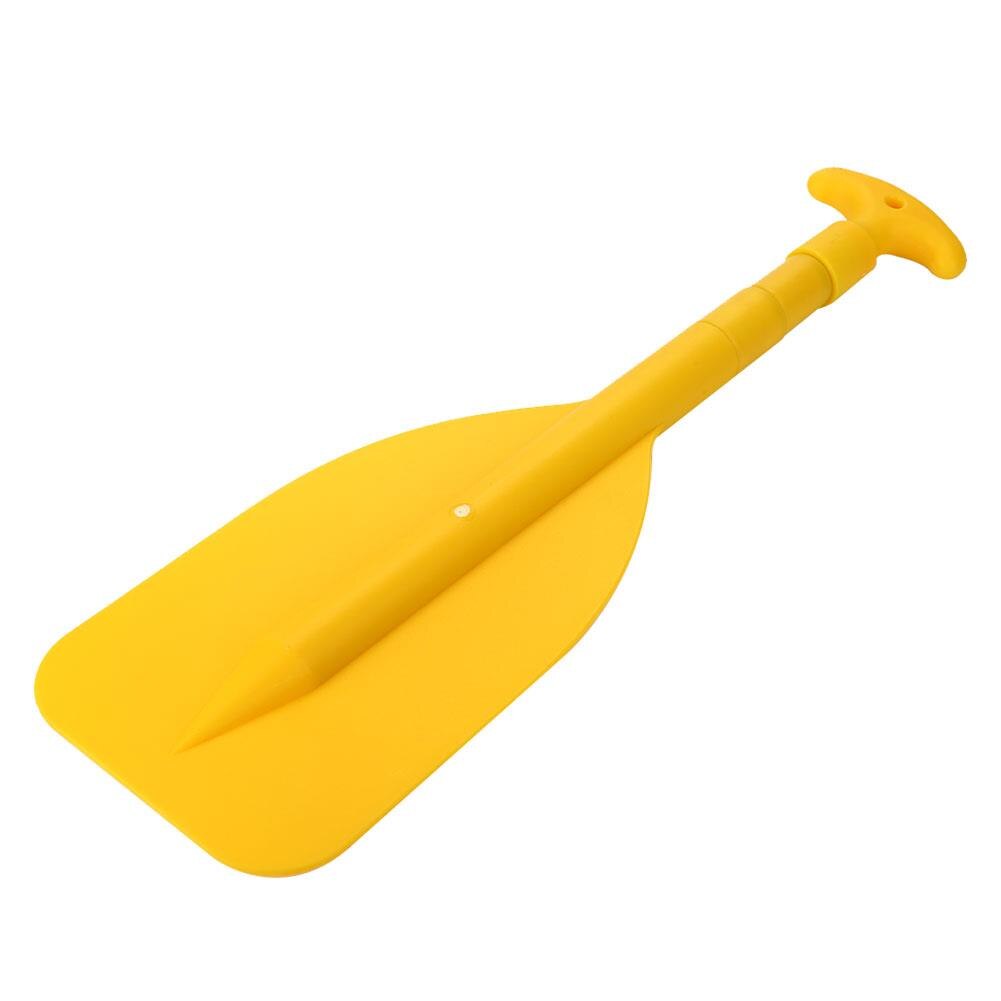Pratique PVC jaune canotage eau de mer télescopique bateau Compact bateau pagaie canoë mouvement télescopique pagaie bateau à moteur rivière