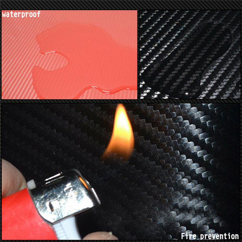 Dorpellijsten stickers vervangende scuff drempelbescherming koolstofvezel afdekking