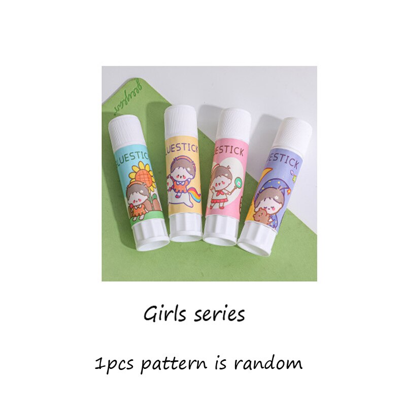 Yatniee 1pcs Cartoon Glue Stick Student Office Supplies Glue Stick High Viscosity Strong Hand DIY Children Glue Stick: D 1pcs
