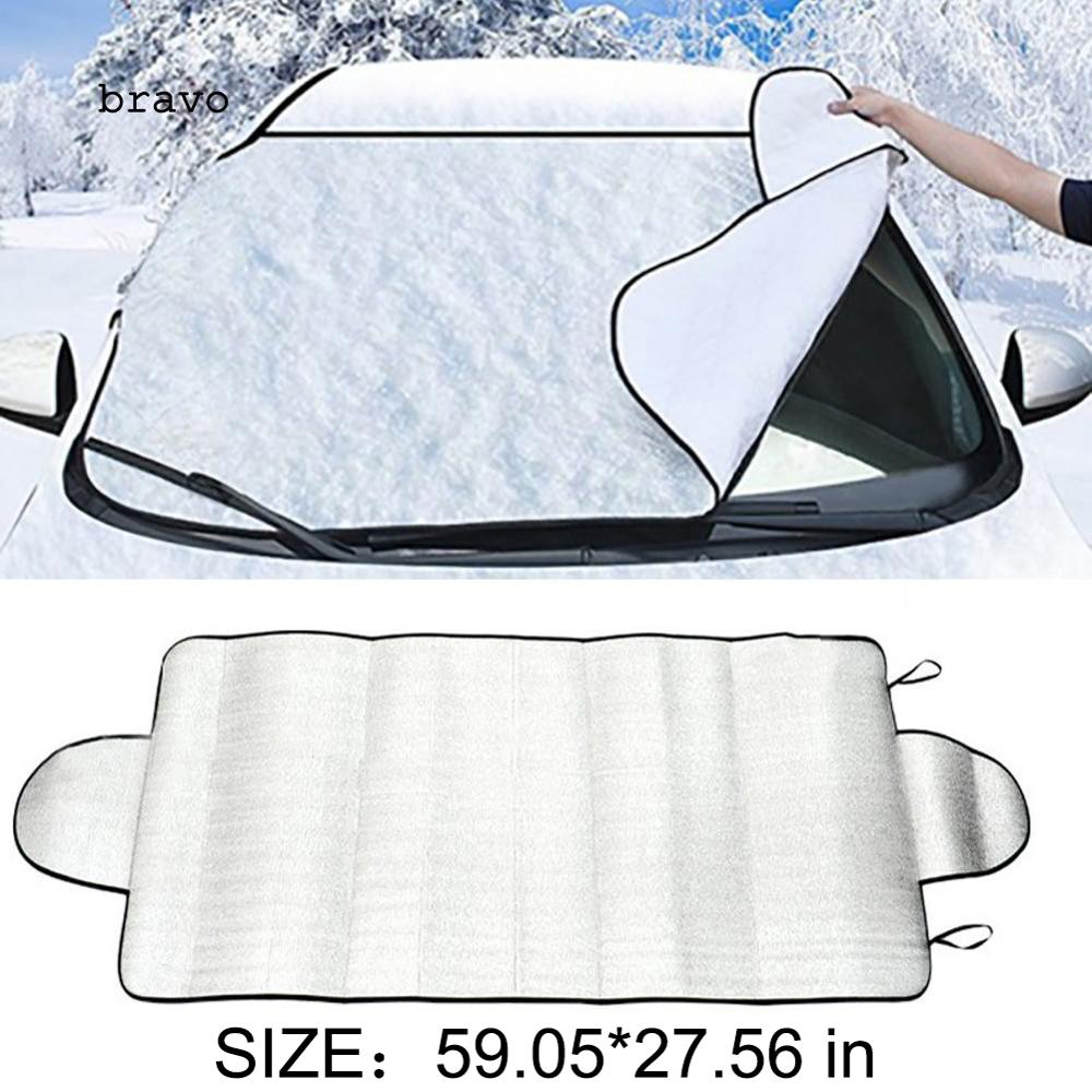 150*70 Cm Voorruit Sneeuw Cover Winter Ijs Vorst Guard Zonnescherm Car Window Screen Zonlicht Vorst Ijs sneeuw Dust Protector