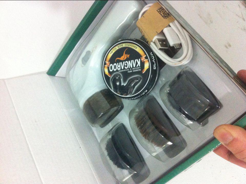 Electric Portable Mini shoe claner Multifunctional shoes cleaning machine for car USB connector Automatic polishing