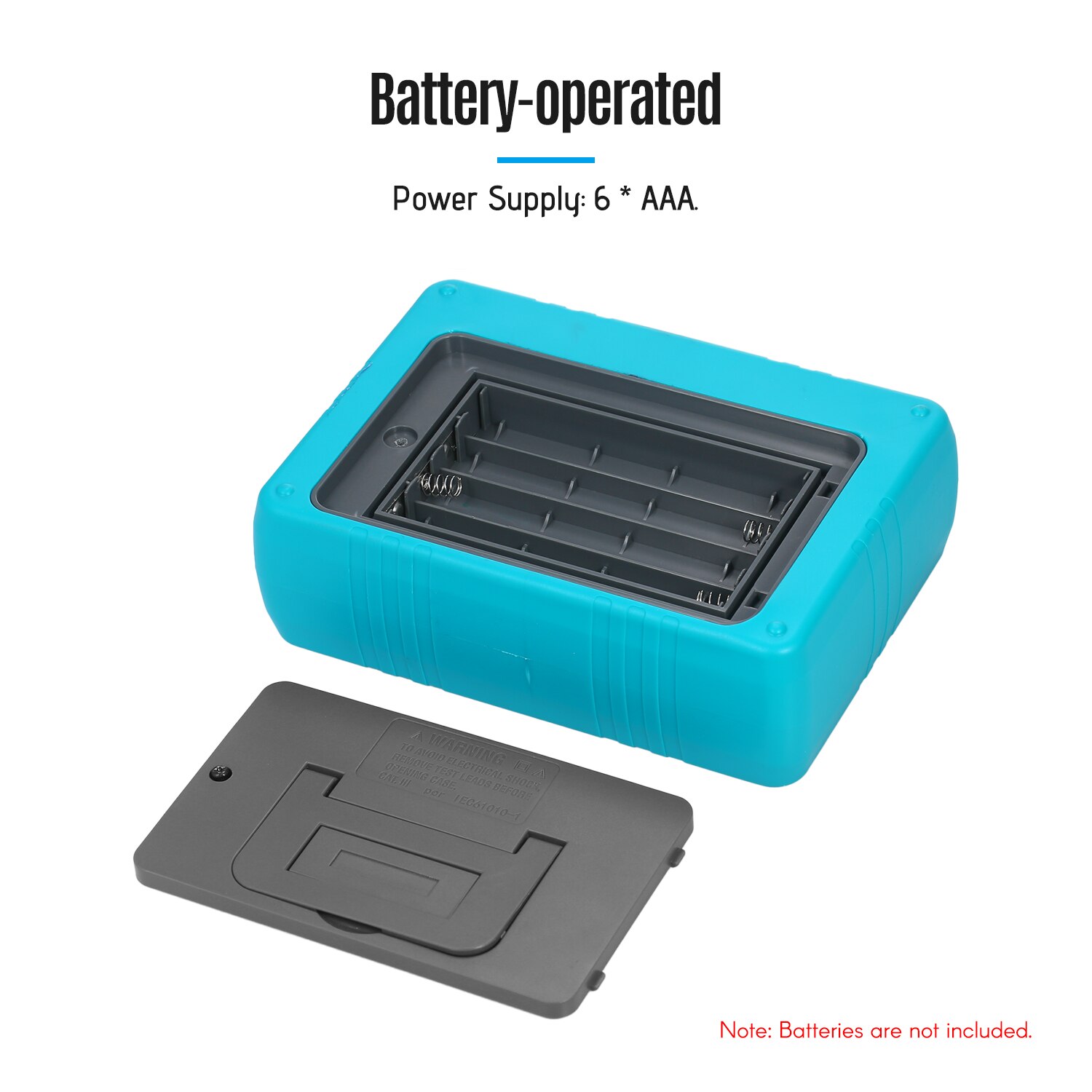 DT60A High Voltage Insulation Resistance Tester Battery Operated LED Digital Ohmmeter Tester Megger Megameter Resistance Meter