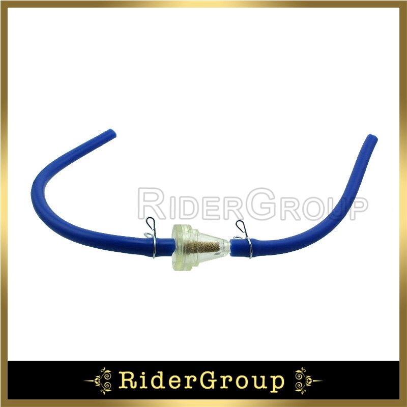 380mm paliwa urządzenie do czyszczenia filtrów rura wąż linia do atv quad Pit motor terenowy gokart Buggy: Blue 1pc
