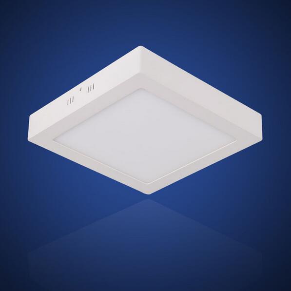 Vierkante opbouw led plafondlamp panel downlight platte moderne lamp 3 w/6 w/12 w/18 w cutingAC185-265V smd2835 aluminium