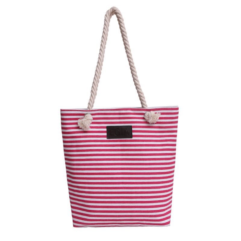 Neue Stil Leinwand Schulter Tasche Dicken Seil Koreanische Streifen frauen Tasche Student Tutorial Tasche Anpassung Starke