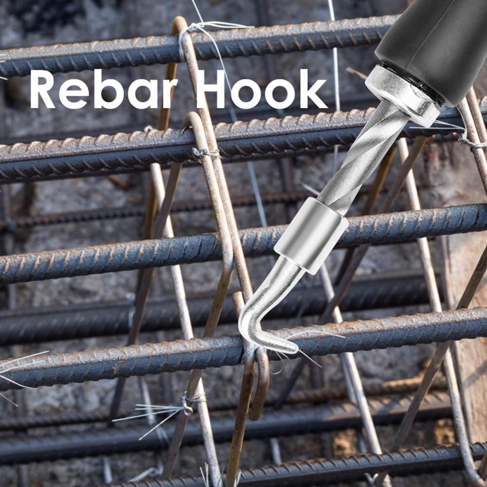 Semi-automatic Straight Pull Rebar Hook Manual Wire Construction Bundling Tool Site M9C9