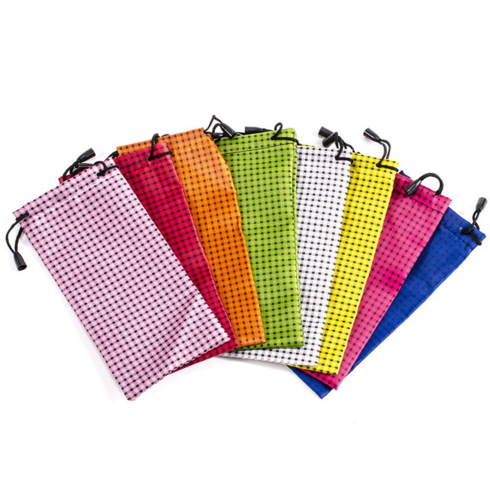Sac en tissu imprimé pour lunettes, 1 pièce, pochette de lunettes de soleil étanche à la poussière, sac de transport pour lunettes optiques