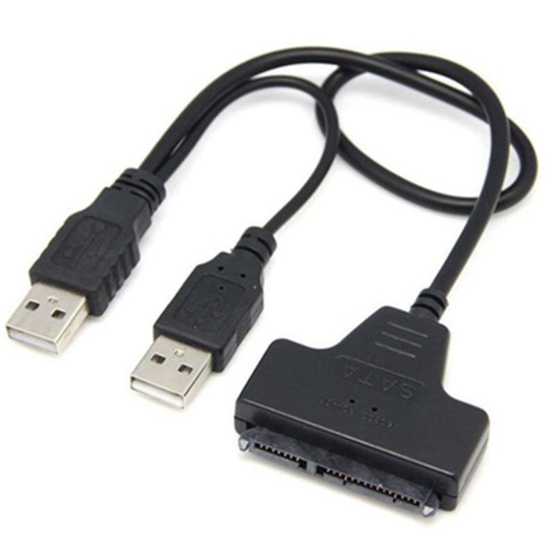 USB 2.0 to USB 3.0 SATA 15 + 7 pin connector Gadgets USB Hard Disk 2.5 Adapter Converter Cable Laptop Accessories Sata Connector