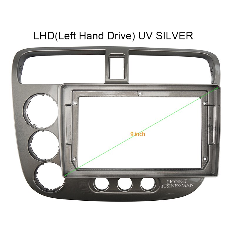 9 Inch Fasxia Auto Audio Frame Autoradio Fascia, Gps Navigatie Fascia Panel Is Geschikt Honda Civic 2005