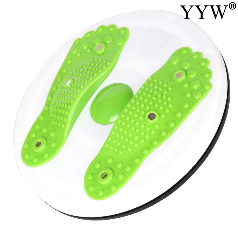 Workout twist board träning twister plate magnettavla med en twist fitness twist midjeplatta hem träningssportutrustning: Grön