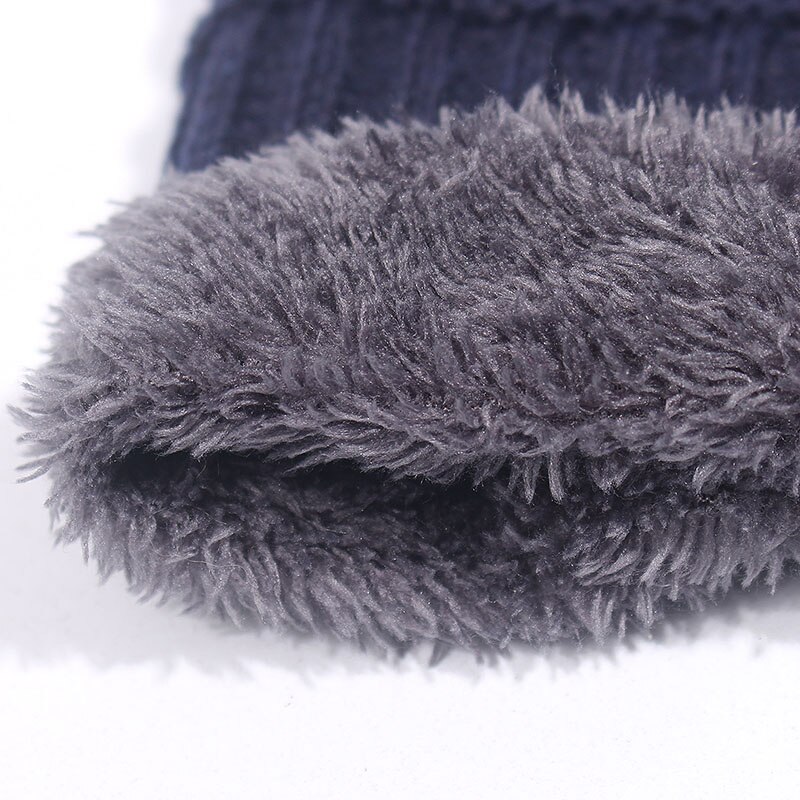 Conjunto de gorro y bufanda para hombre y mujer, gorros tejidos de felpa cálida, de Color puro, para otoño e invierno, Unisex