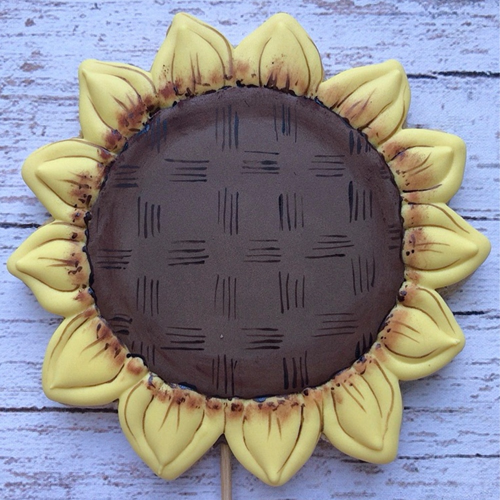 Keniao Pompoen Bloem Cookie Cutter-11.2X11.2 Cm-Fall/Herfst Biscuit Fondant Sandwich Brood Snijders-rvs