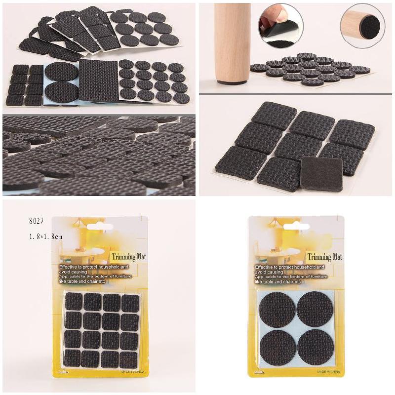 Multifunction Furniture Protection Pad Rubber Self Adhesive Anti-Skid Floor Scratch Protector Pads HFing