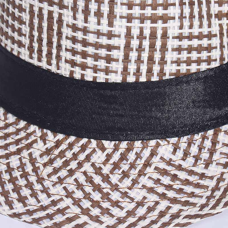 Gorra de gángster para hombre y mujer, sombrero de paja para playa, informal, Panamá, Jazz, vaquero