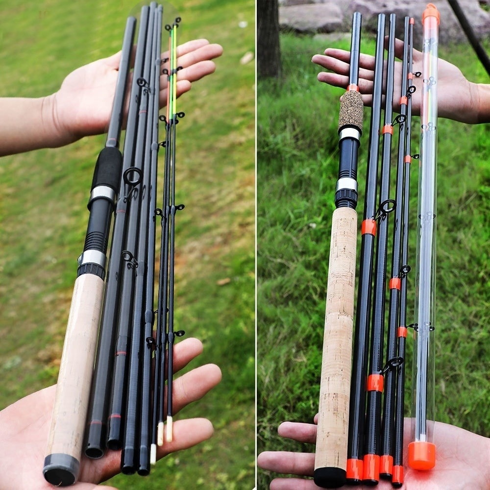 Sougayilang Carp Fishing Rod Reel Set 3M Spinning Fishing Feeder Rod and 2BB Carp Fishing Reels Rod 150m Line Fishing Combo