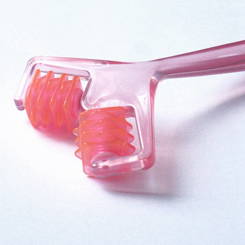 Slimming Chin Massage Irregular Feather Wheel Chin Massage Wheel Face Vibration Facial Beauty Roller /Massager Stick