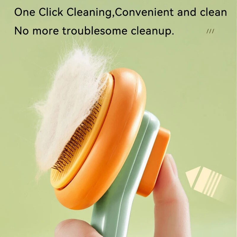Steamy Cat Brush, 3 in 1 Dampfbürste für Katzen Katzenbürste mit Dampf Hundebürste Haustierbürste Haustier Bürsten Selbstreinigende Zupfbürste, Für Katzen Hunde Massage Selbstreinigung