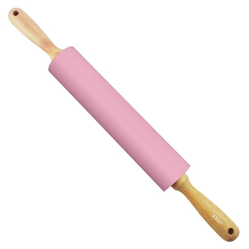 Ehz bakset grote siliconen bakmat extra dikke antiaanbaklaag bakmat voor gebak, zwijnenvlees, deegroller, bakmat: Siliconen deegroller