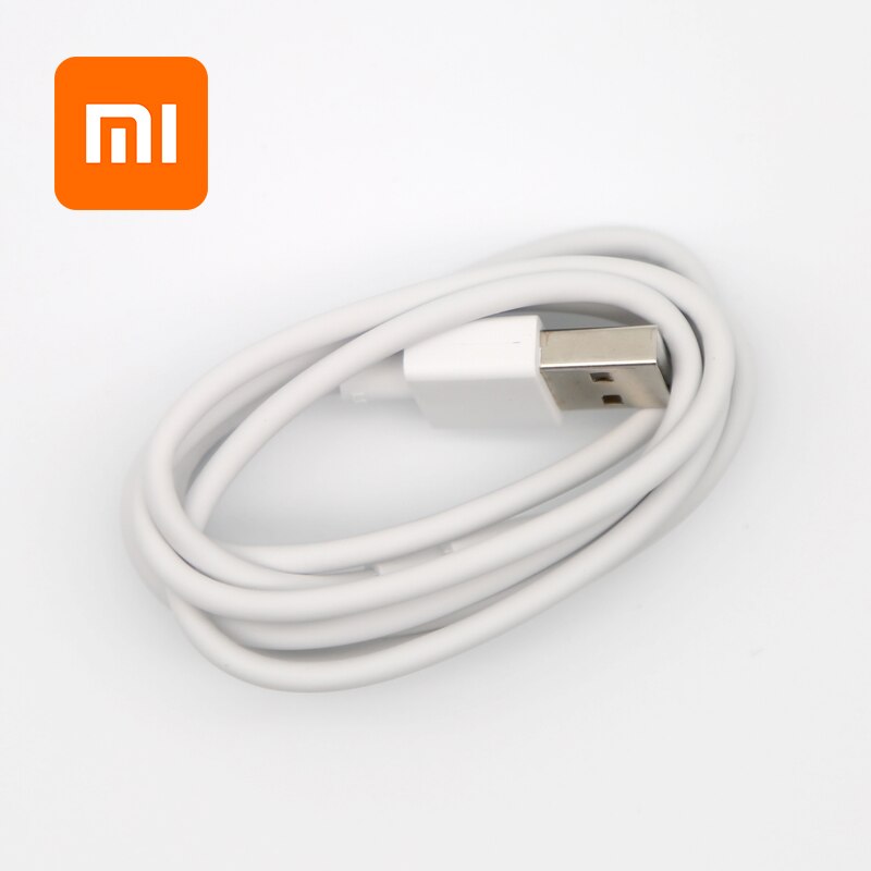 Carregador usb original xiaomi 5v2a, cabo adaptador de carregamento rápido para redmi 4 4a 4x 5 3s note 3 4 4x 5 6xiao mi 4 note7pro: White Micro Cable