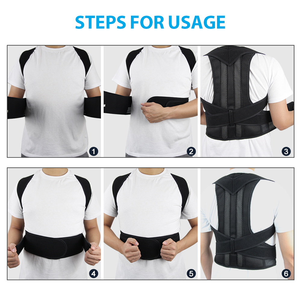 Adjustable Scoliosis Posture Corrector Corset Back Brace Lumbar Support Straight Corrector De Espalda Belt Corrector De Postura
