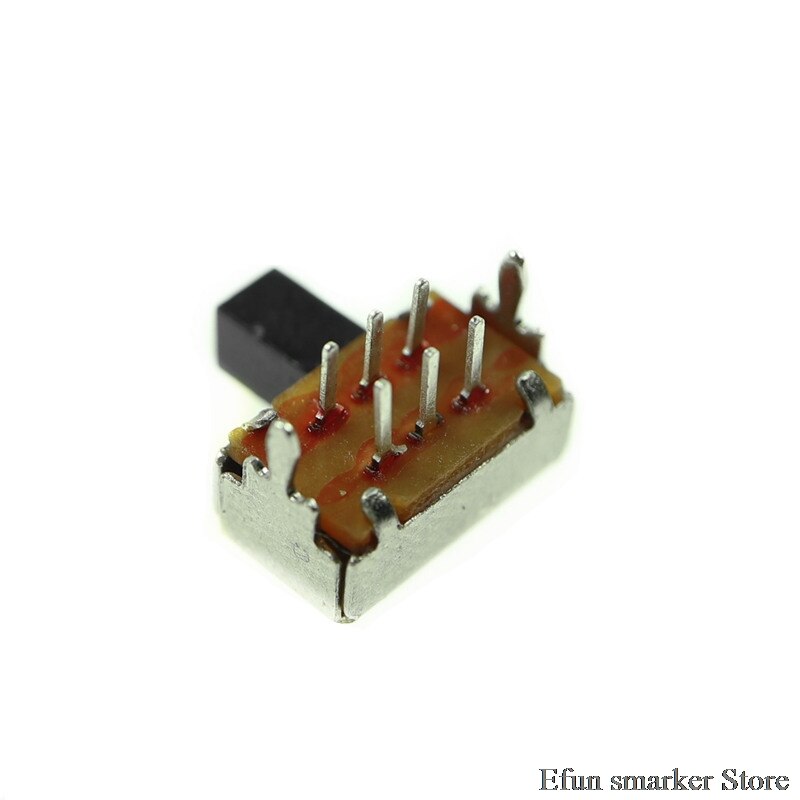 SK22D02 Handle length 5mm Toggle switch SK-22D02 6 pin 2P2T Horizontal double slide switch