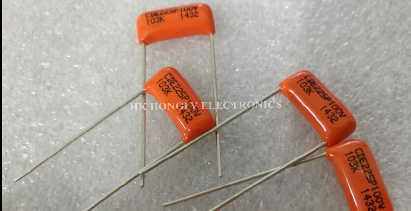 20 pièces CDE225P100V 103K 153K 563K 224K 334K CDE 225P 100V 10% 0.01UF 0.015UF 0.056UF 0.22UF 0.33UF P = 10mm 15mm condensateur de Film: 103K P13mm