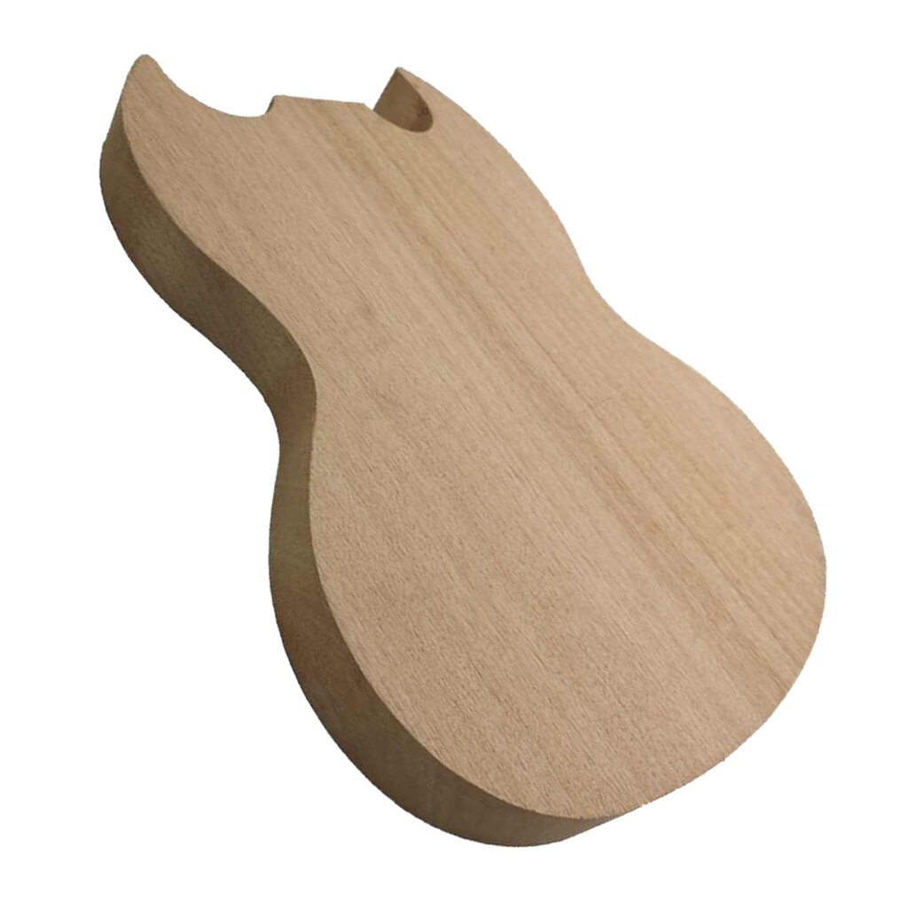 Okoumé bois guitare électrique corps blanc matériel Luthier approvisionnement guitare faisant Kit