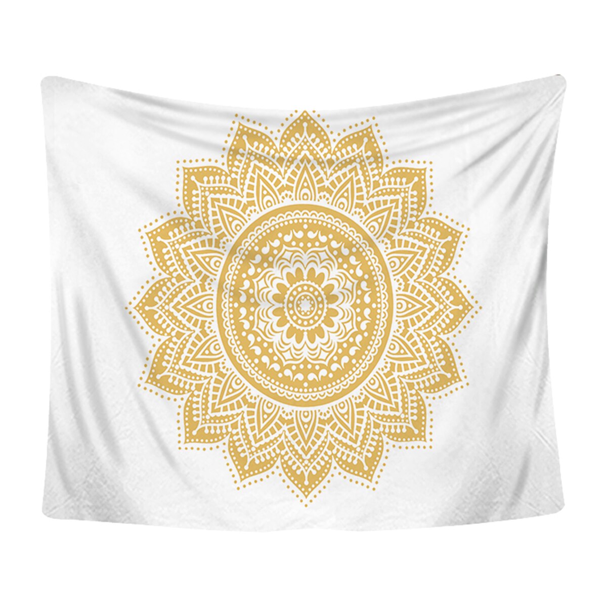 Tapiz de Mandala para colgar en la pared, decoración de dormitorio, tapices de tela psicodélicos Hippie, noche, Luna, playa, alfombra, decoración de casa: 3