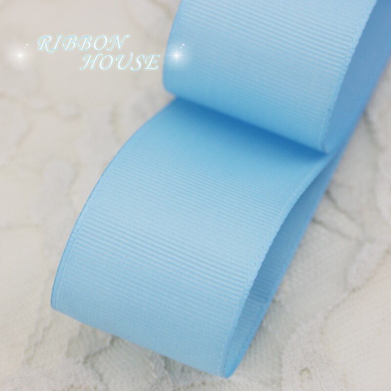 (10 meters/lot) 40mm Sky Blue Grosgrain Ribbon wrap Christmas decoration ribbons