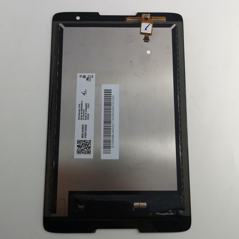 Wyświetlacz LCD z ekranem dotykowym Digitizer pełny montaż z ramą 8 &#39;&#39;dla Lenovo IdeaTab A8-50 A5500 A5500F A5500-H A5500-HV