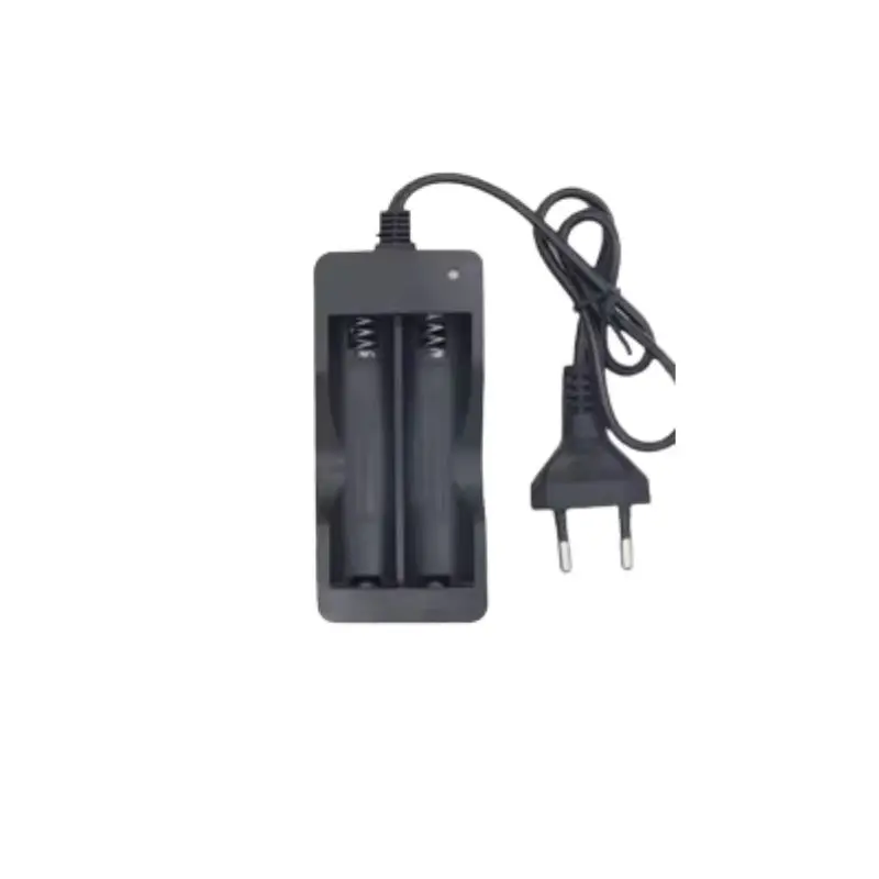 18650，3.7V, 9900mAh capacity, rechargeable lithium-ion battery+charger, flashlight, toy, remote control battery: Champagne