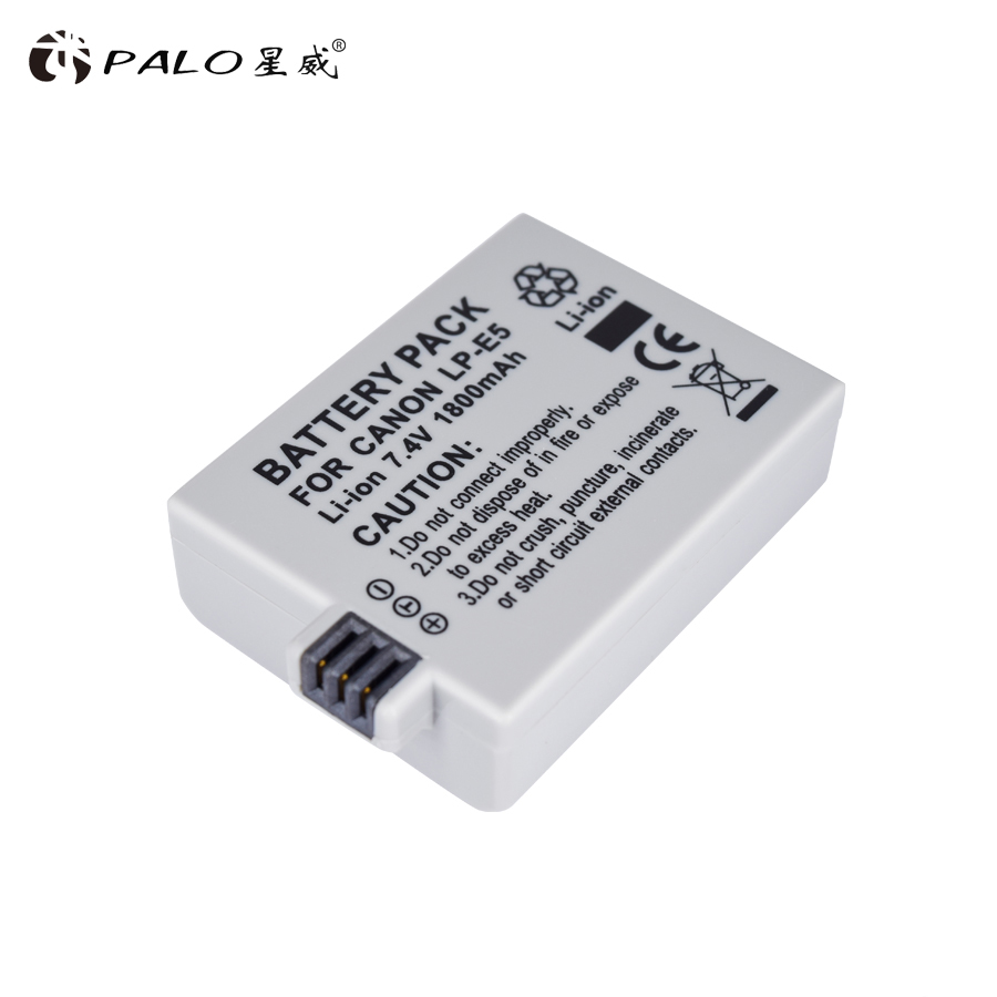 LP-E5 LP E5 lpe5 Cámara batería recargable 1800mAh batería cargador para Canon Eos 450D 500D 1000D beso X3 beso F Rebel Xsi