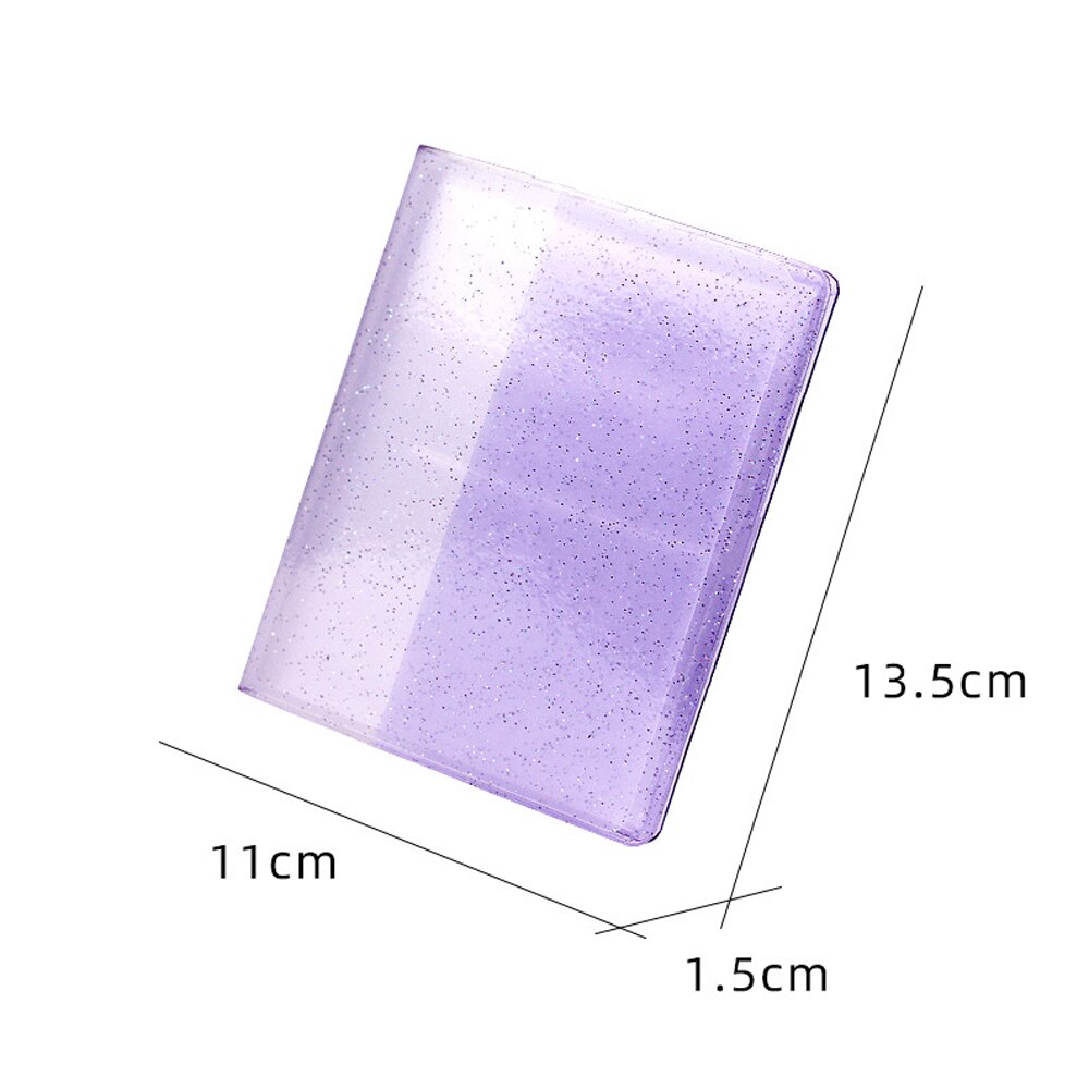 Besegad 64 lomme fotoalbum til fujifilm instax mini 11 3 tommer farve fotografi album pvc blød mini pjece billede sag