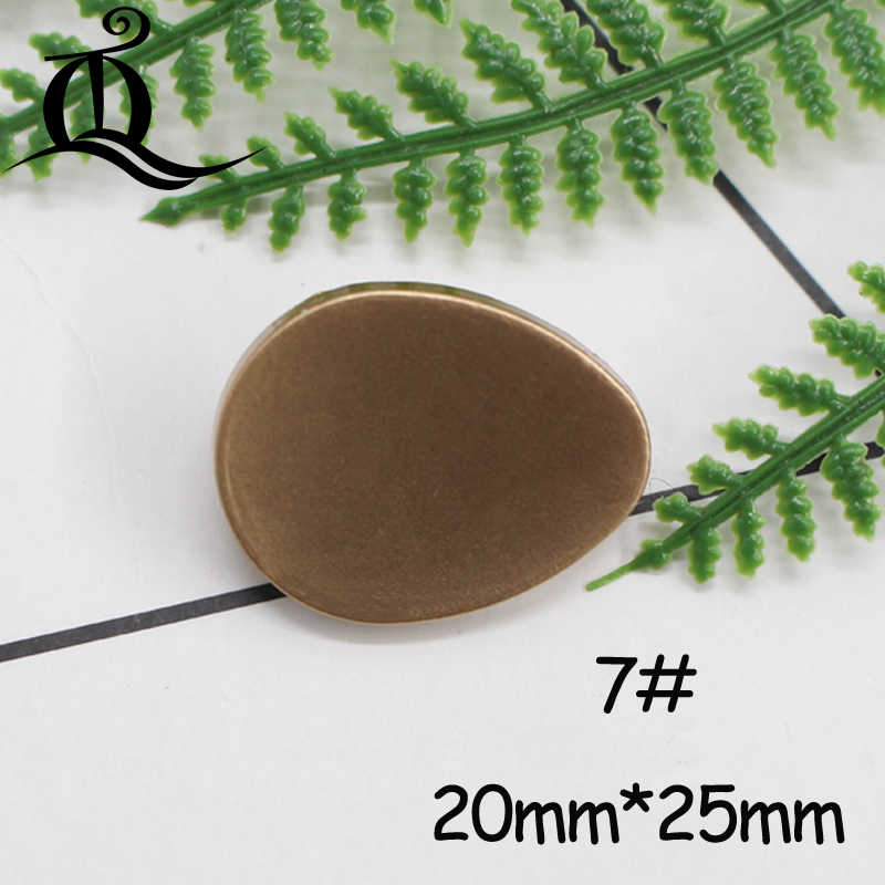 10Pcs 16-25mmgold Zilver Mix Metalen Knoppen Sluiting Fabriek Modellen Hete Modellen Metalen Knoppen 15Mm Naaien Leveringen: No7 20X25mm