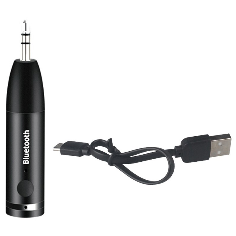 Wireless Bluetooth 5.0 Receiver Adapter 3.5mm Jack Aux Stereo Music o Receiver Handsfree Car Bluetooth Kit Adapter: Default Title