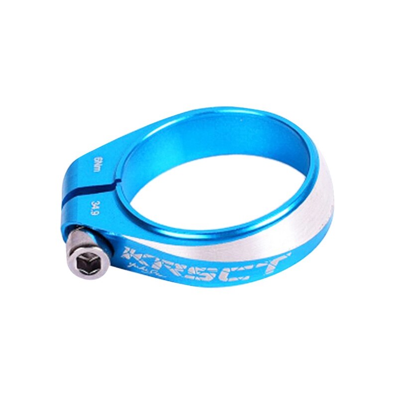 Krsct Fiets Zadelpenklem Aluminium 30.4Mm Fiets Zadelpen Buisklem Mtb Weg Mountainbike Seat Klemmen: Blue