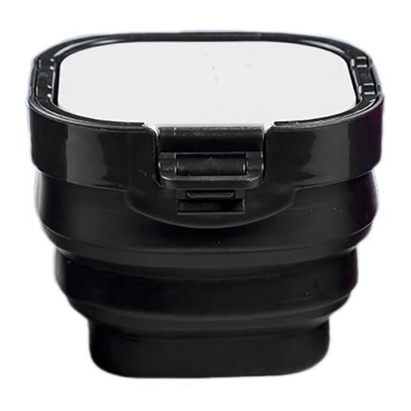 Superior 3-In-1 Folding Paint Box Comes with Pen Washer 16-Grid Color Palette Pigment Packing Box Palette Painting Supplie: Black