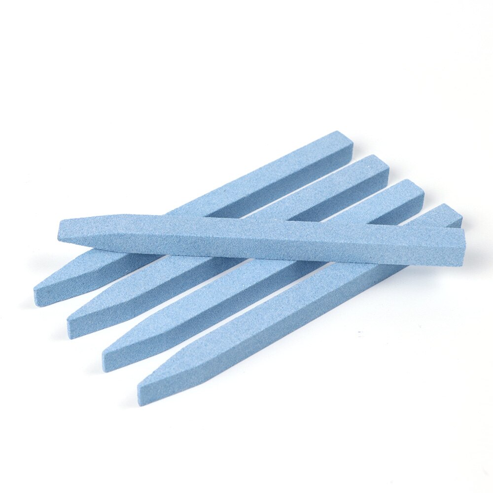 5 Pcs Nail File Cuticle Remover Nail Buffer Quartz Scrubs Steen Slijpen Staaf Gel Polish Manicure Nail Gereedschap JI1000