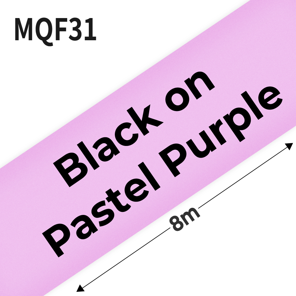 Etiqueta Compatible con impresora p touch brother, pt d210 dimo etiquetadora, TZe-231 de cinta laminada, cinta antimanchas, TZe-131, fabricante de etiquetas, 31 colores, TZe-631, TZe231: Pastel Purple