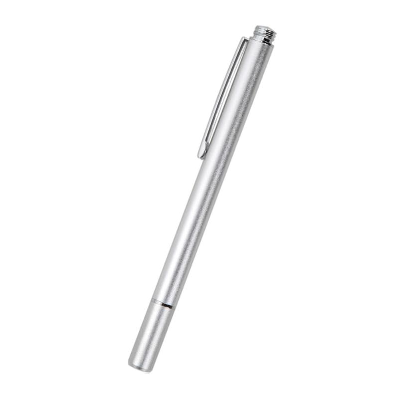 Pro Fine Point Capacitive Touch Stylus Pen for Apple iPad Nexus 7 Galaxy Tablets Kindle Fire HDX (Black) #LD456: Silver