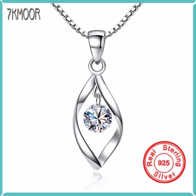 Eenvoudige Water Kettingen Voor Vrouwen Verklaring Zirkoon Stenen Hangers Ketting Bruiloft Bruids Sieraden: Default Title