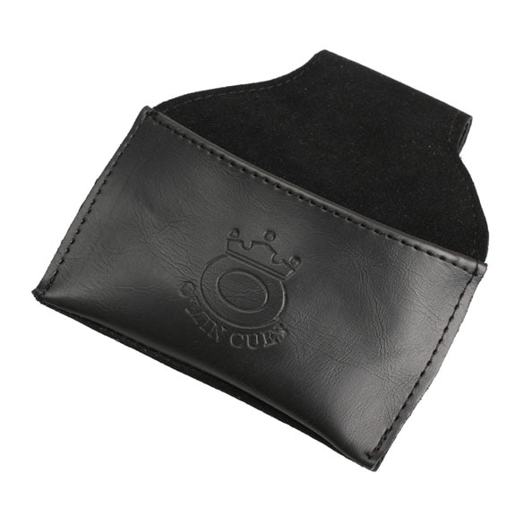 Black Biljart Leather Pouch Krijt Houder Pouch Met Clip Pool Snooker Krijt Houder Accessoires