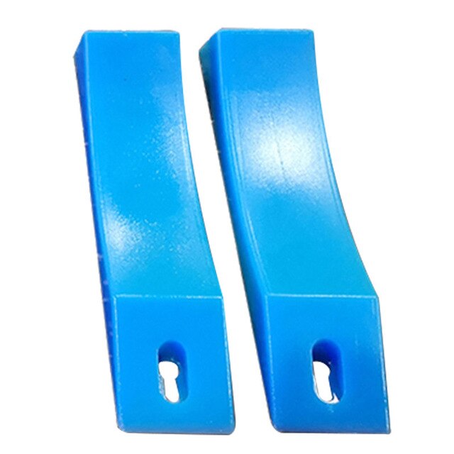 2Pcs Deadlift Barbell Jack Alternative Wedge Load Unload Barbell Weight Plates Weight Lifting Fitness Gym Equipment Accessories: Blue